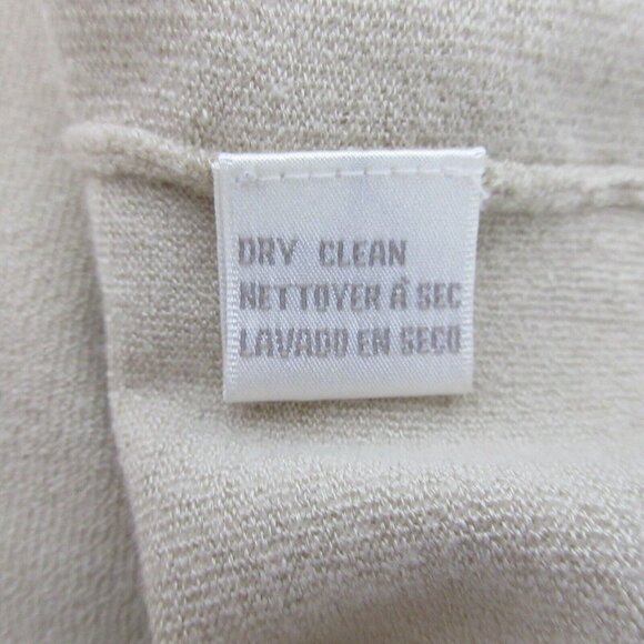 Jones New York Shell Size Large Beige Short Sleeve Rounded Neck Pullover Career - Picture 5 of 7